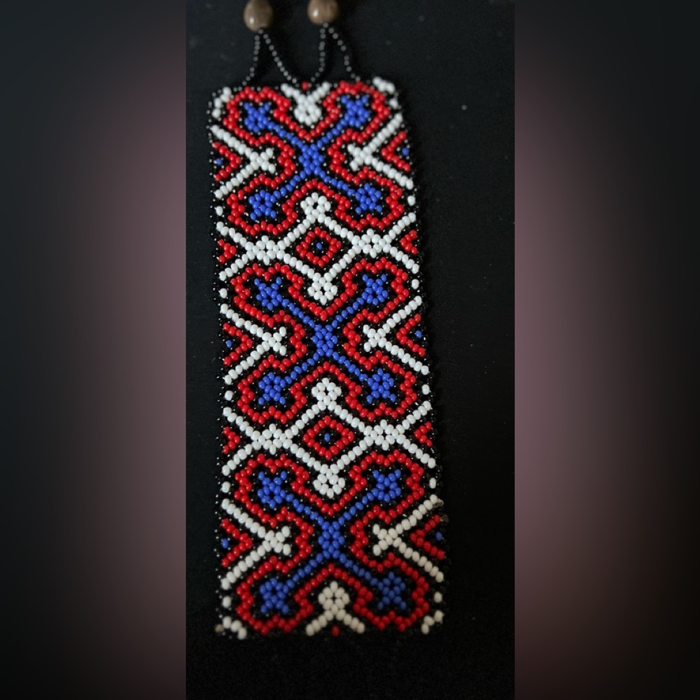 New handmade shipibo beaded bracelet unisex